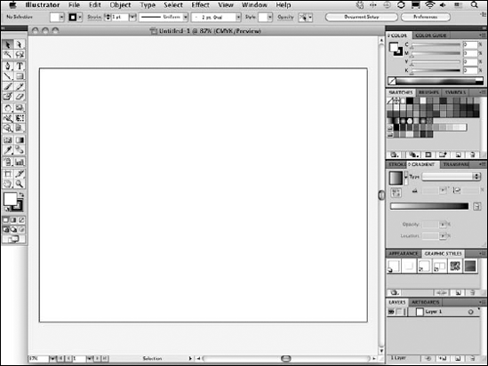 Working with Illustrator CS5 Interface (part 1) - Working in the